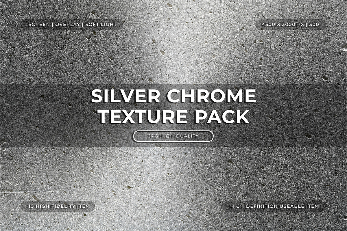 Silver Chrome Texture, a Texture Graphic by Pitchlook.Studio