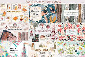 Graphic Bundle Clipart & Pattern