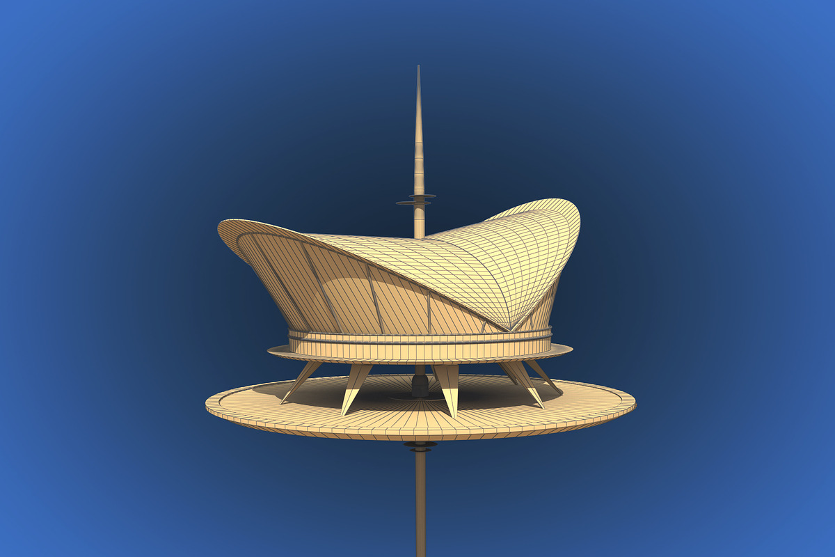 Futuristic Architecture Skyscraper #, an Architecture 3D Model by Daniel Mikulik (Photo 8 of 14)
