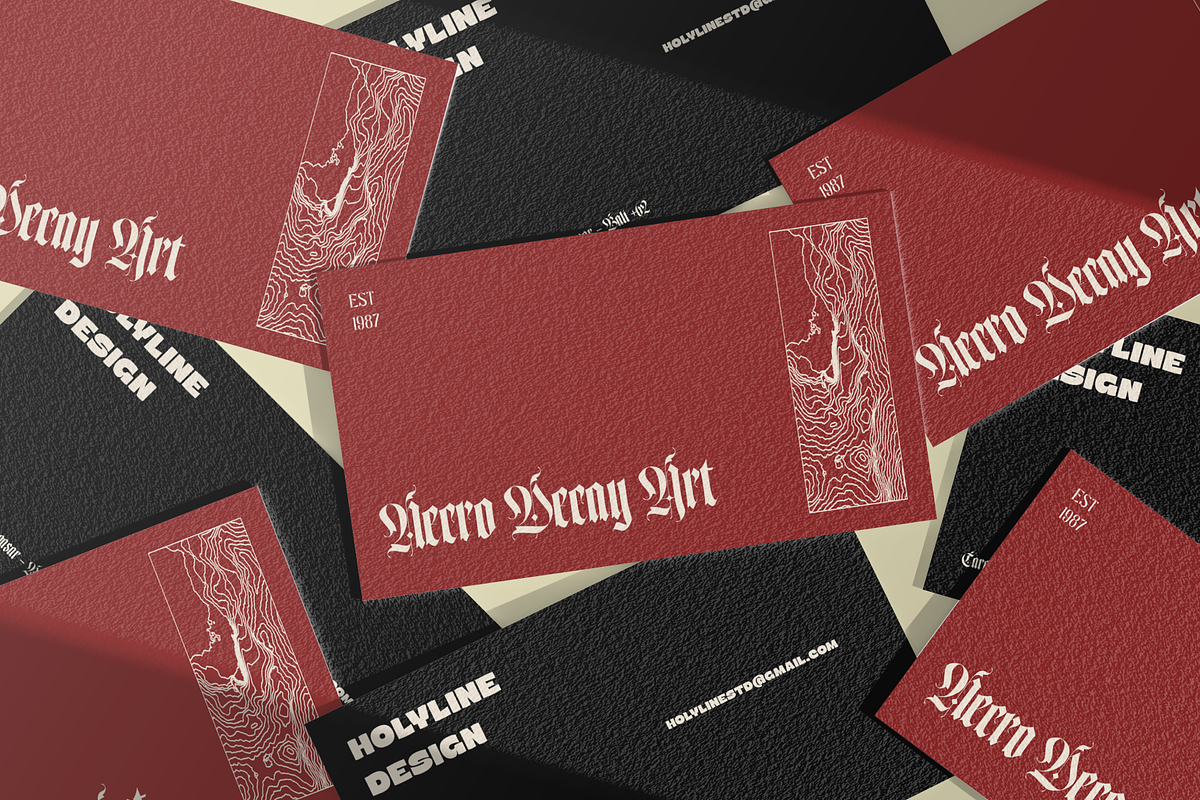 Wild Gothic - Blackletter Font, a Blackletter Font by Holyline Design (Photo 7 of 10)