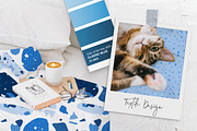 Abstract Blue Terrazzo Patterns, a Pattern Graphic by Julie&Taily (Thumbnail 7 of 9)