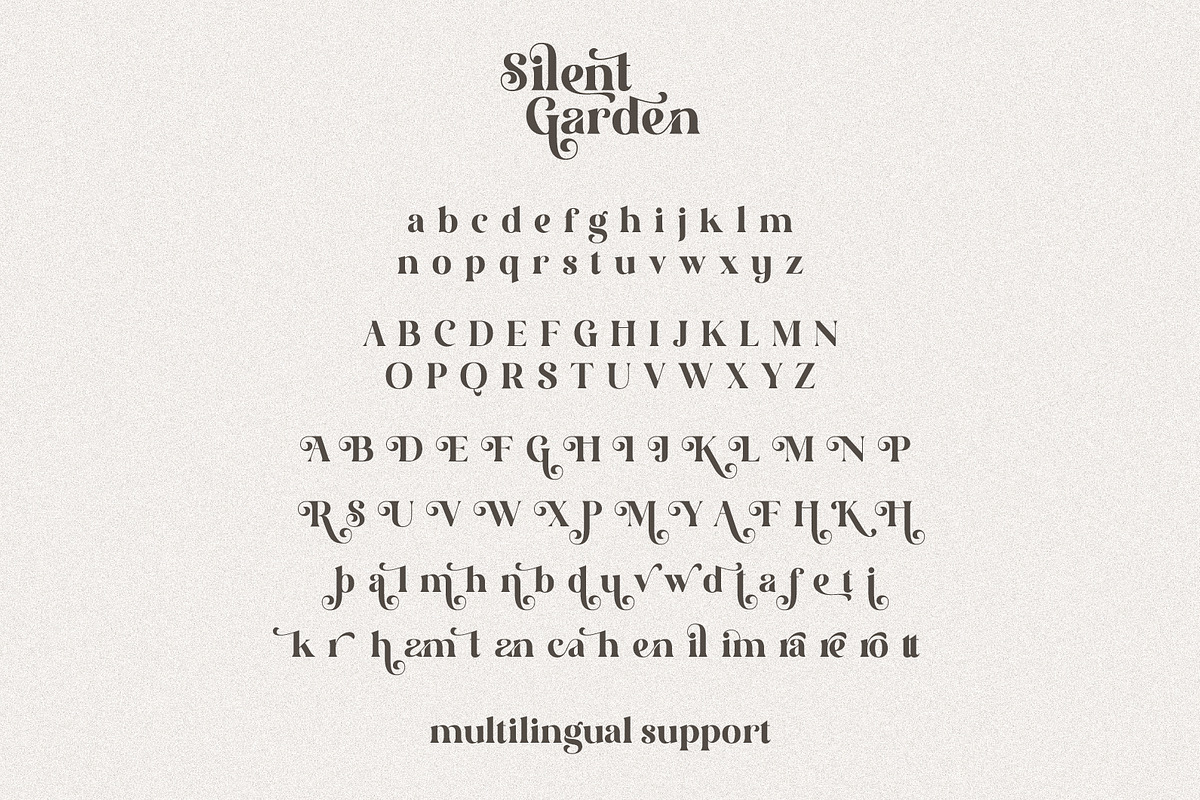 Silent Garden, a Serif Font by Prestige Artsy Studio (Photo 10 of 10)