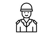 Soldier Line Icon, an Icon by Pexelpy (Thumbnail 2 of 2)