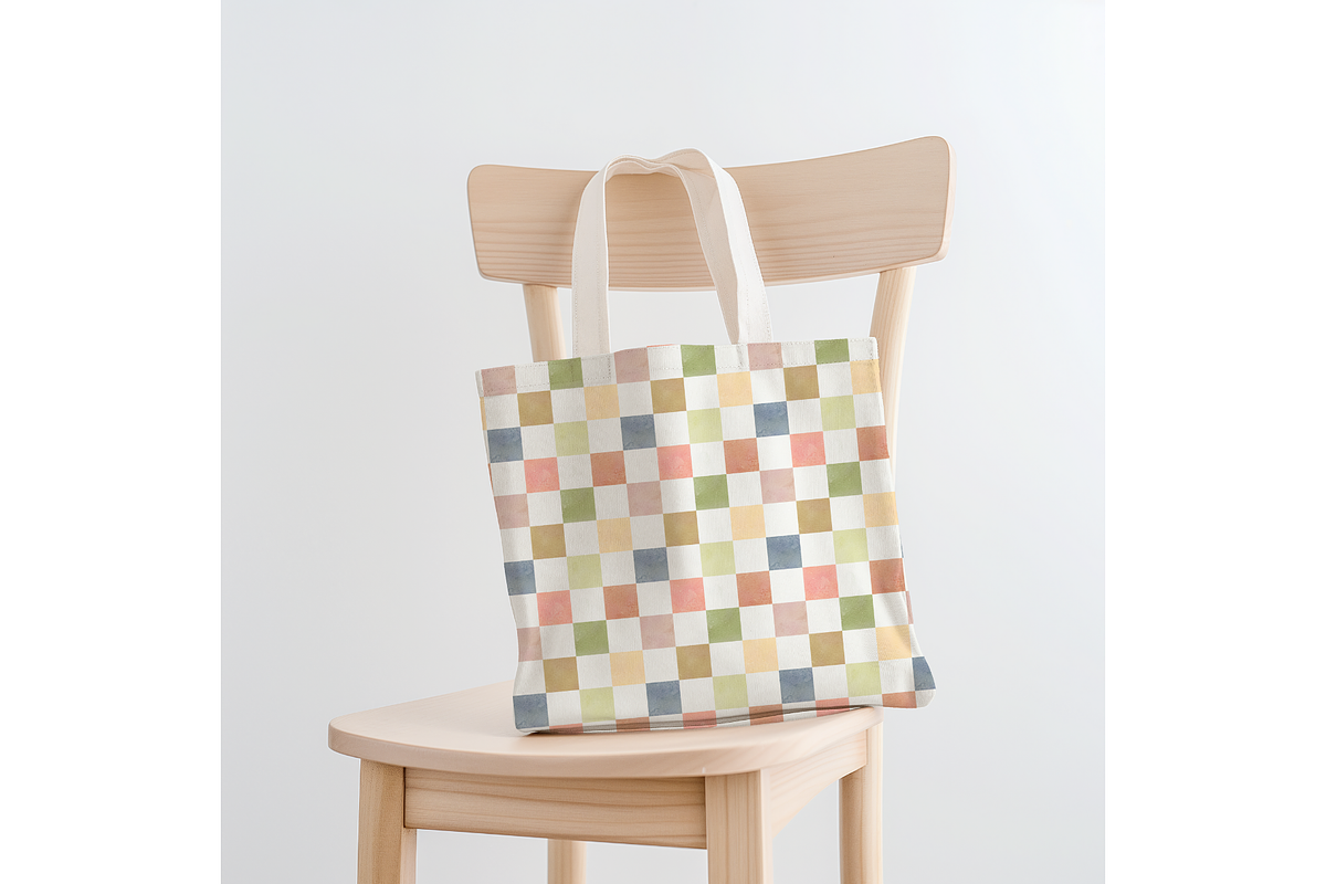 Soft Pastel Grid Seamless Pattern, a Pattern Graphic by OwlAndFern (Photo 13 of 13)
