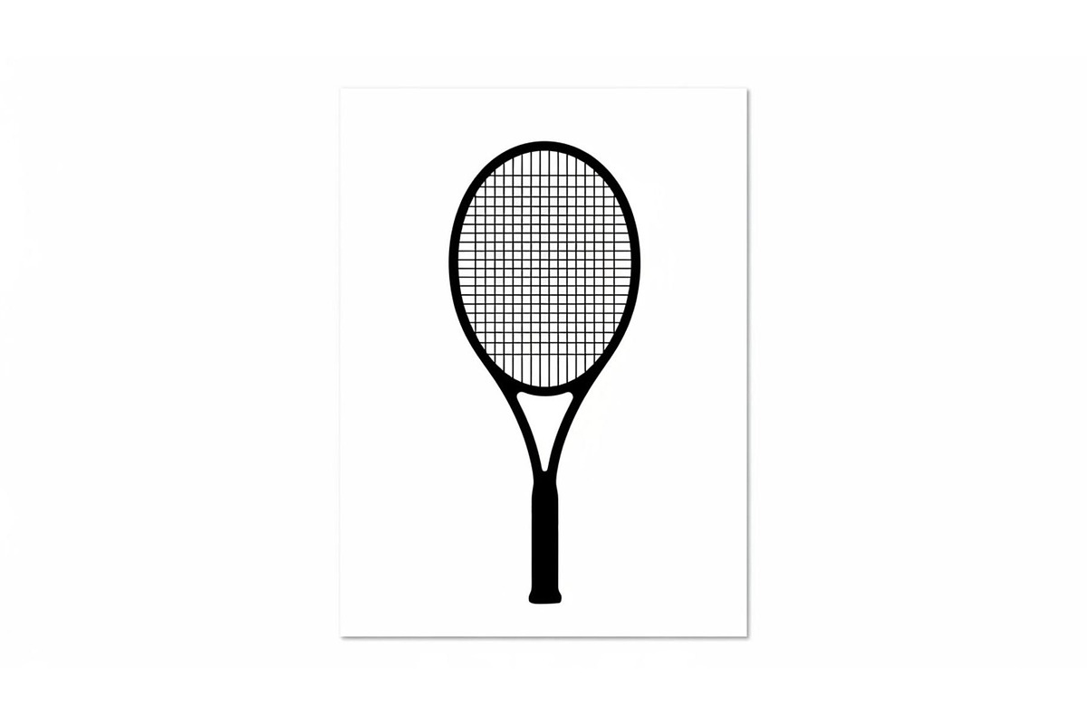 Tennis Racket Icon Silhouette Bundle, an Illustration by Designs_River (Photo 16 of 51)