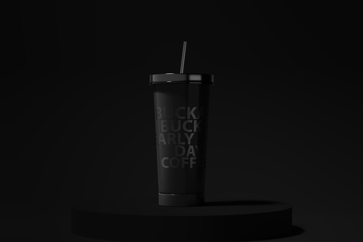 Modern 3D Tumbler Mockup, a Packaging Mockup by Designsation (Photo 2 of 3)