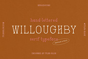 WILLOUGHBY by Tyler Elise, a Serif Font by tylerelise (Thumbnail 1 of 7)