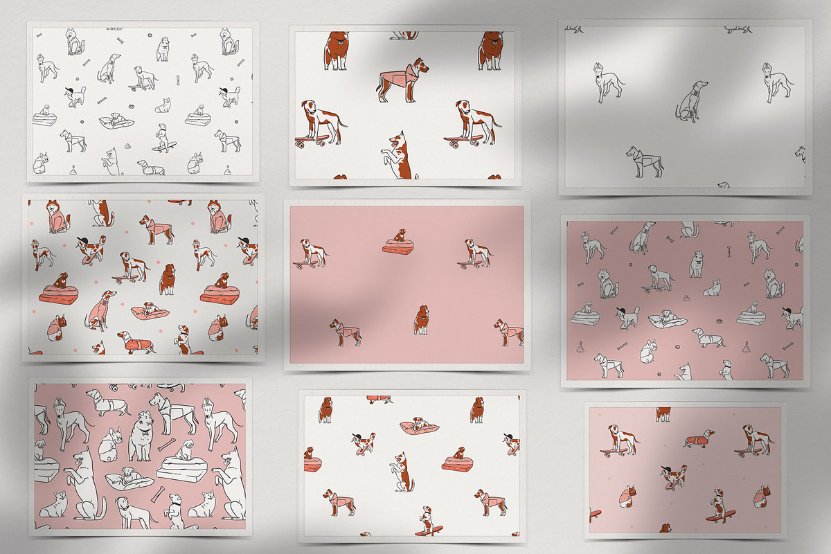 Cute doggy collection, an Animal Illustration by Anastasy_helter (Photo 10 of 15)