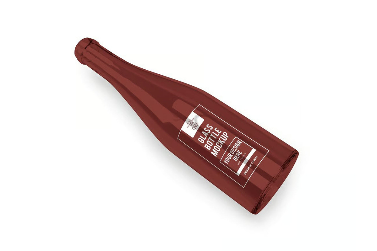 Glass Bottle Packaging Mockup, a Product Mockup by DesignRushMarket (Photo 8 of 11)