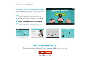 MicroShop Landingpage