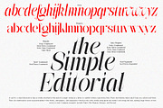 The Simple Editorial | 15 Style Font, a Serif Font by IM Studio (Thumbnail 7 of 12)