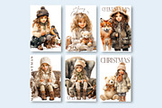 Fairy winter  girls clipart, a Person Illustration by Hello My Print (Thumbnail 7 of 10)