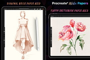 Procreate Artistic Digital Papers, a Texture Graphic by Frisk Shop (Thumbnail 4 of 11)