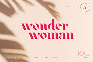 Alohai Feminim Serif Typeface