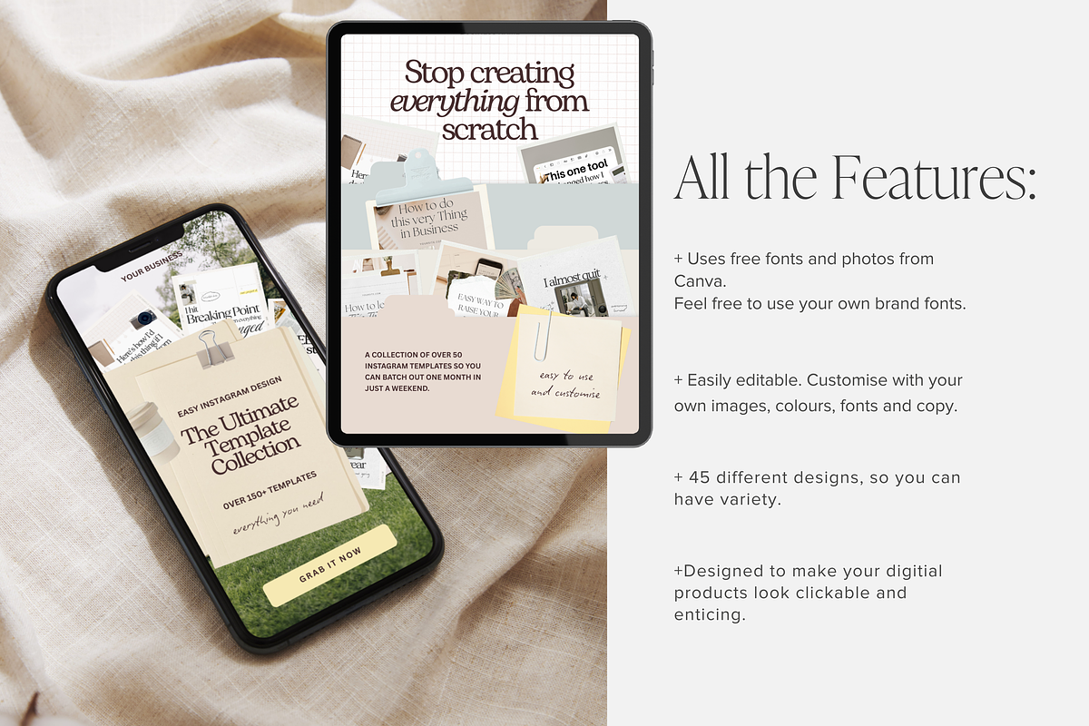 Digital Product Pinterest Templates, a Marketing Template by Tabitha Emma (Photo 6 of 7)