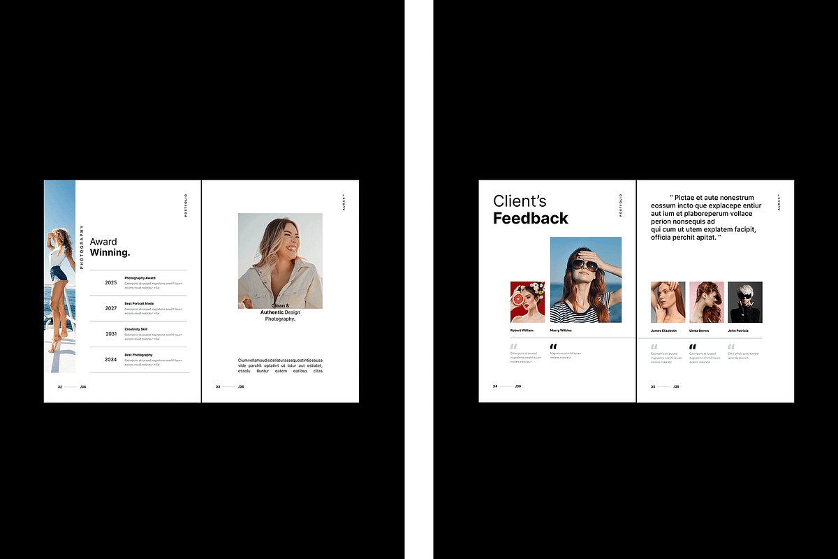 AURA Brochure Portfolio Template, a Brochure Template by TemplateFolio-Shop (Photo 13 of 18)
