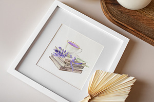 Lavender Story Watercolor Set