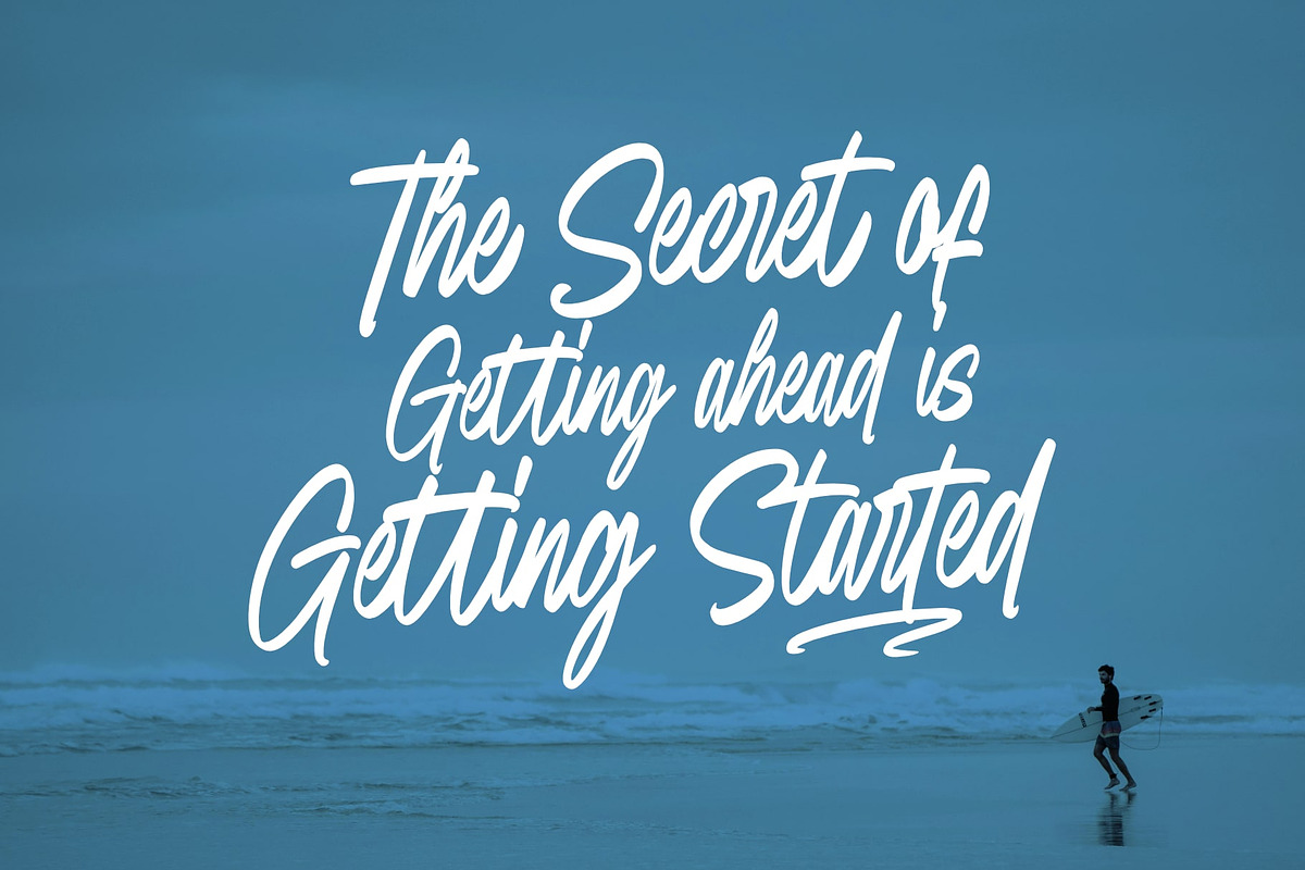Saturday Delicate Stylish Script, a Script Font by Damarletter (Photo 8 of 9)