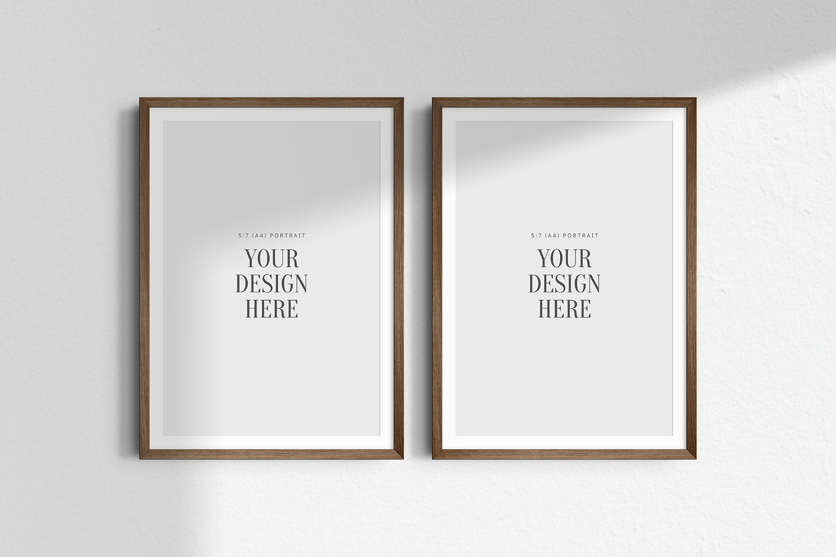 Frame Mockup BUNDLE 5:7 A4 Portrait, a Product Mockup by DESIGN BY nube (Photo 11 of 15)