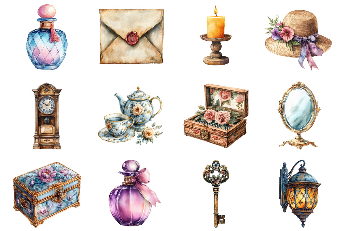 Victorian Gilt & Glamour Clipart, an Illustration by Design Market (Photo 3 of 3)