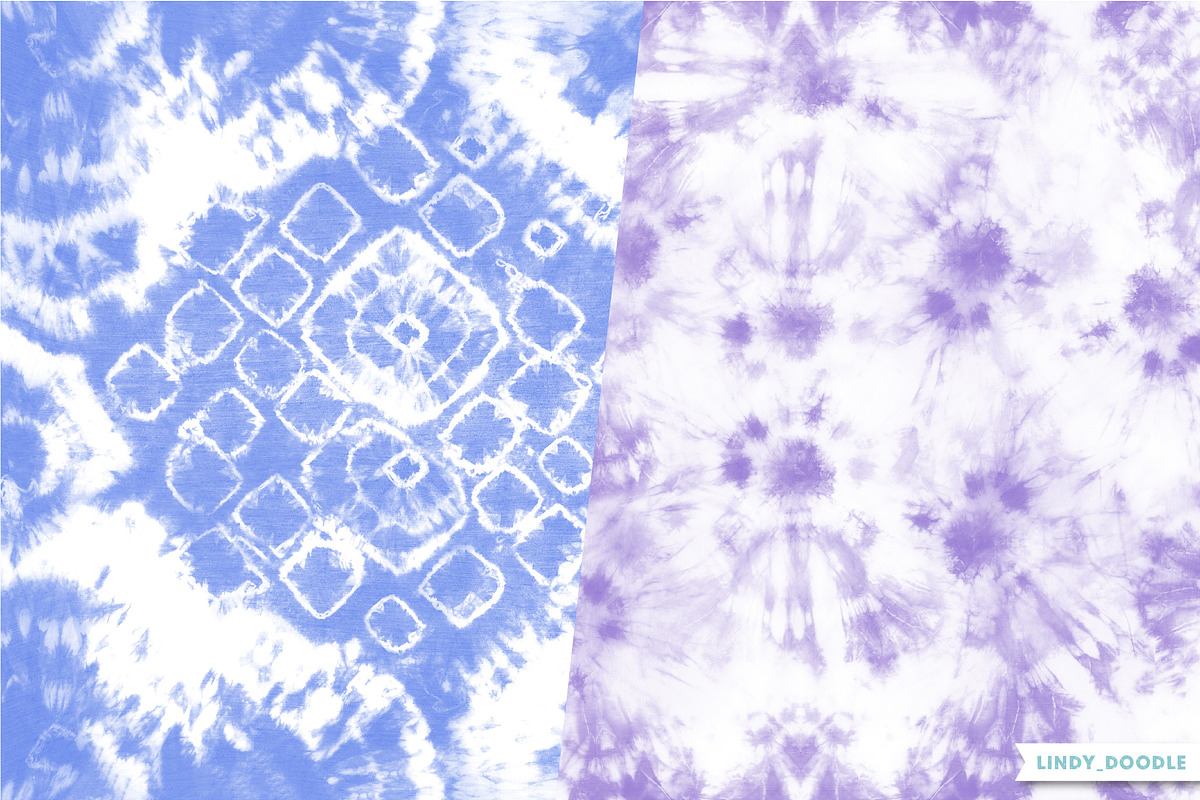 Monochromatic Tie Dye Pack 2, a Pattern Graphic by Lindy_doodle (Photo 6 of 9)