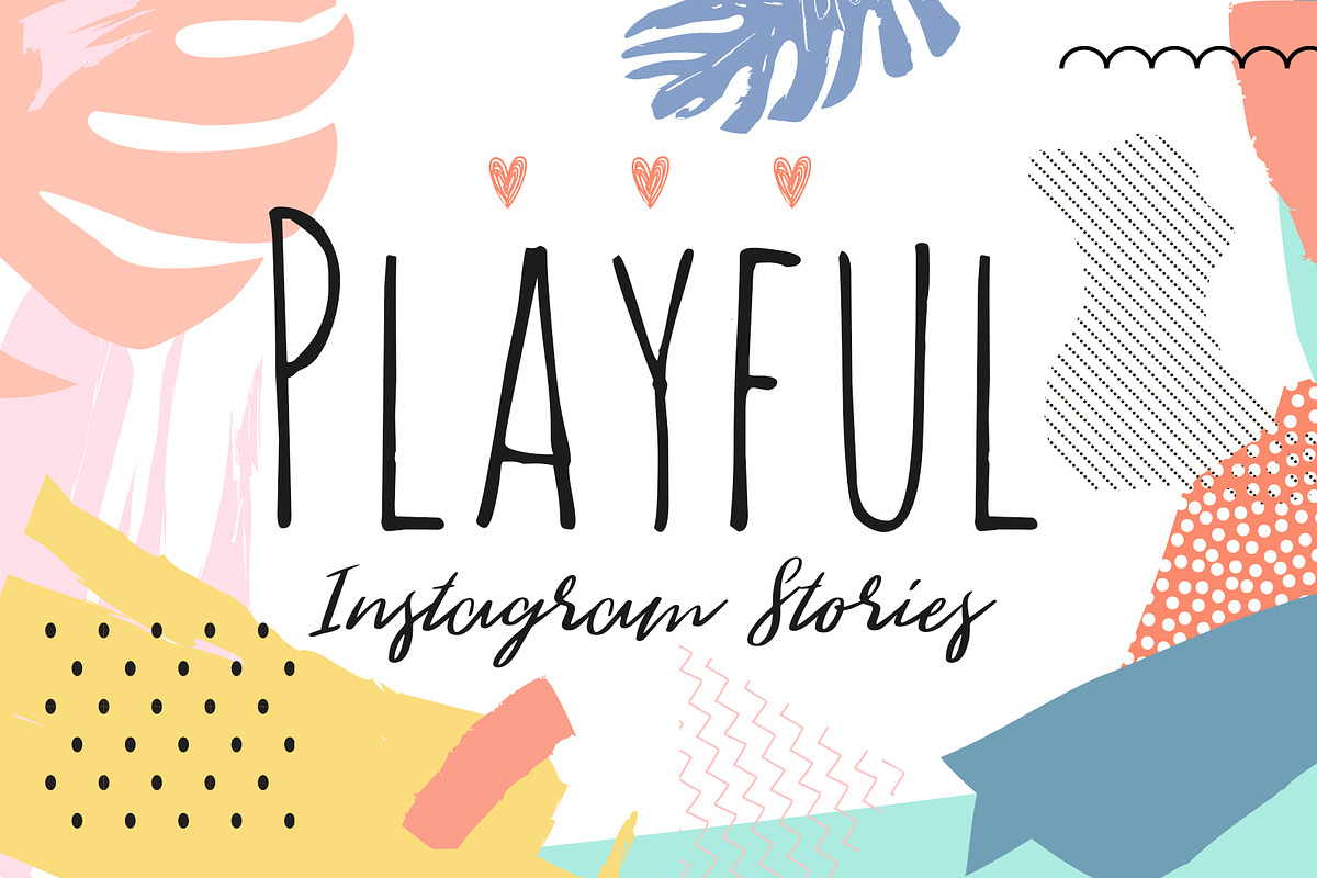 PLAYFUL Instagram Story Designs, a Social Media Template by NordWood (Photo 1 of 5)