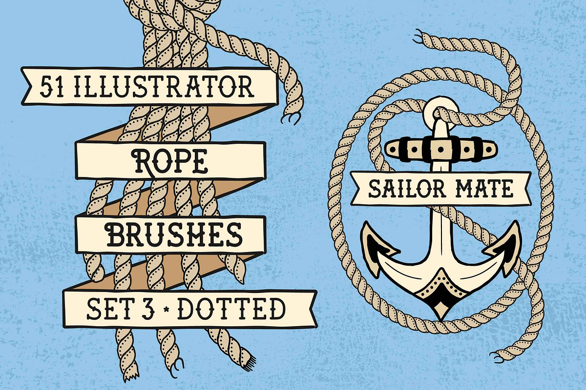 Sailor Mate's Rope Brushes III, a Brush Add-On by BAD TASTE (Photo 1 of 5)