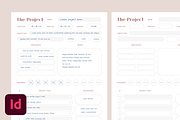 The Project - Modern Planner Layout, a Stationery Template by Filip Studio (Thumbnail 1 of 6)