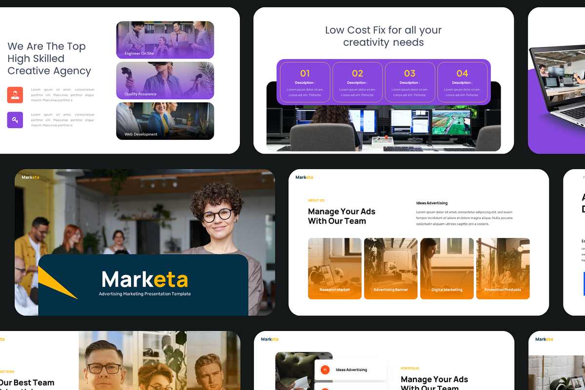 Marketing & Business Powerpoint, a Presentation Template by Hammad Arif (Photo 6 of 14)