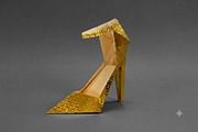 Pointed high heel - 3d papercraft, a Card Template by PAPER amaze (Thumbnail 3 of 3)