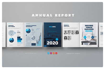 Annual Report, a Brochure Template by AlfianBrand