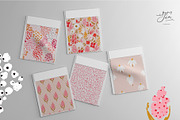 Retro Summer patterns & clip arts, a Pattern Graphic by PaperJamLab (Thumbnail 5 of 12)