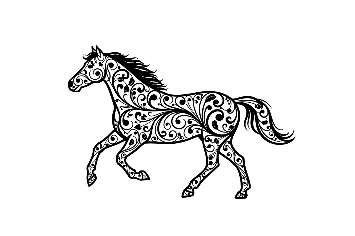 Running Horse Silhouette SVG Bundle, an Illustration by Creativeshirt (Photo 31 of 31)