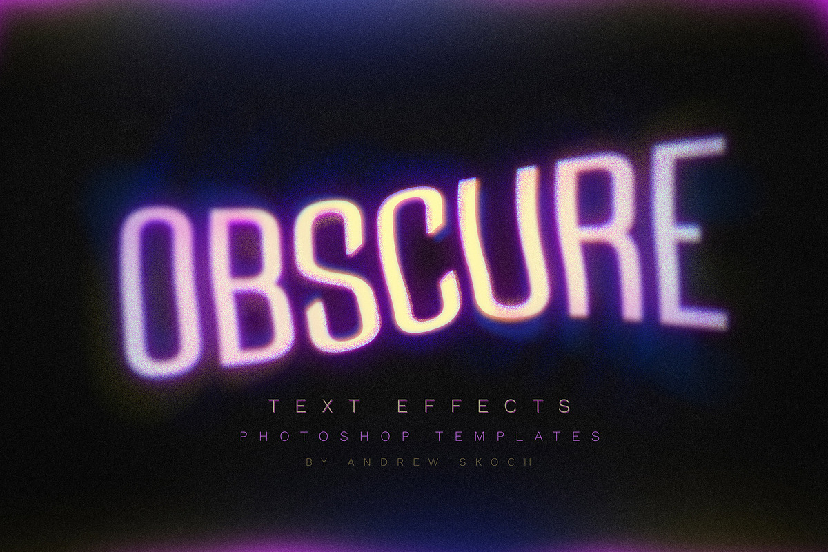 Gradient Blurred Text Effect, a Branding & Logo Template by Andrew Skoch Design (Photo 8 of 9)