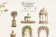 Fragrant garden-great watercolor set, a Decorative Illustration by Pamyatka Shop (Thumbnail 7 of 24)