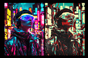 Triton Colored Threshold Effect, a Layer Style Add-On by Black Cat Studio (Thumbnail 2 of 3)