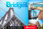 New York Bridges /25 pics, a Background Graphic by tydla (Thumbnail 1 of 9)