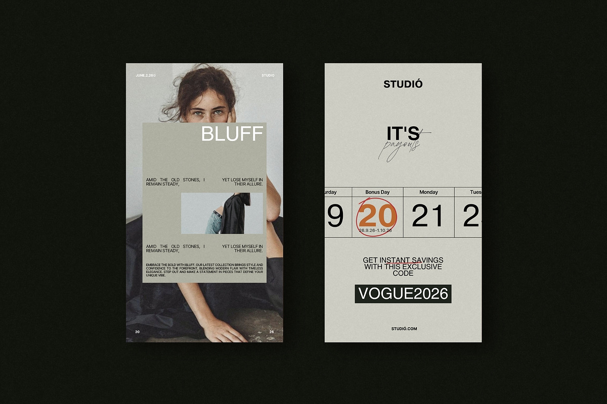 ZAVI | Instagram STORIES Bundle, a Social Media Template by The Aesthetic Studio (Photo 8 of 10)