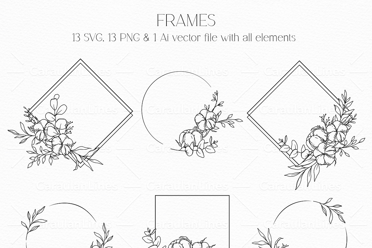 Cotton Line Art, an Object Graphic by CaraulanStore (Photo 3 of 6)