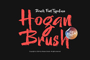 Hogan Brush - Brush Font Typeface, a Handwritten Font by Aksapix Studio (Thumbnail 1 of 7)