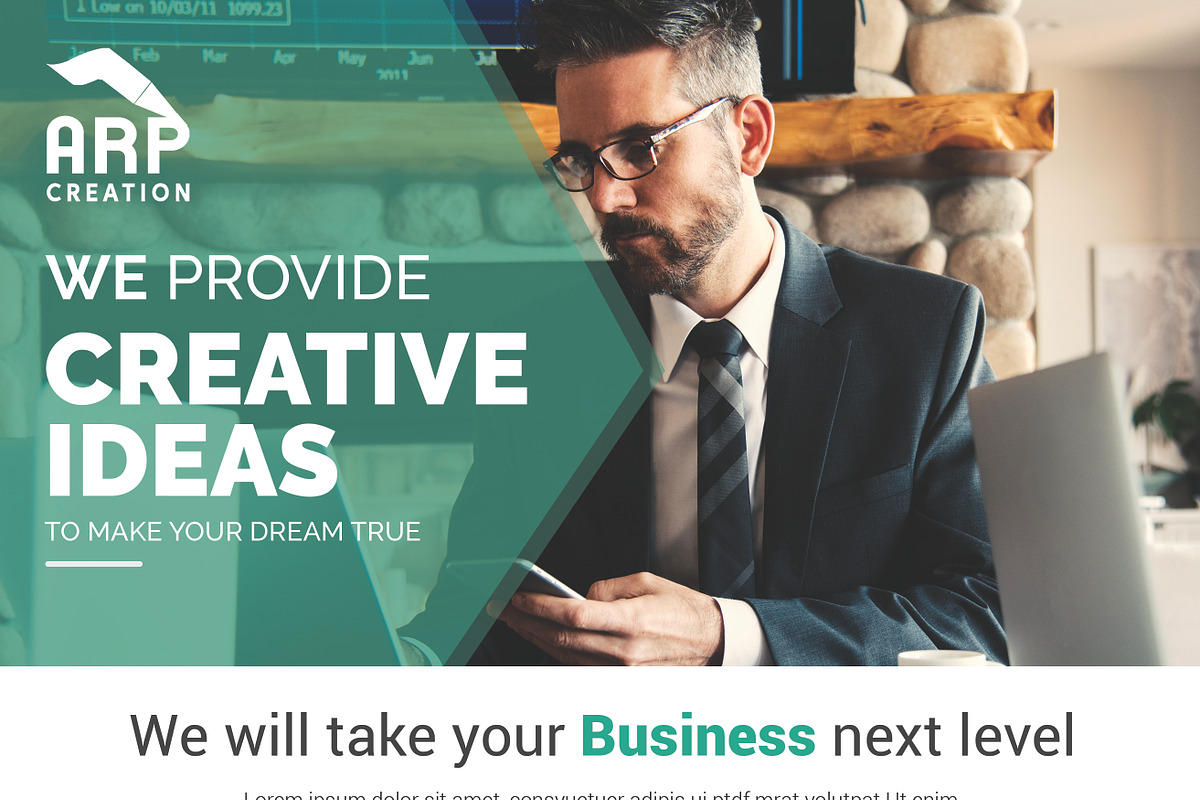 Corporate Flyer Template, a Flyer Template by ARP Creation (Photo 5 of 6)