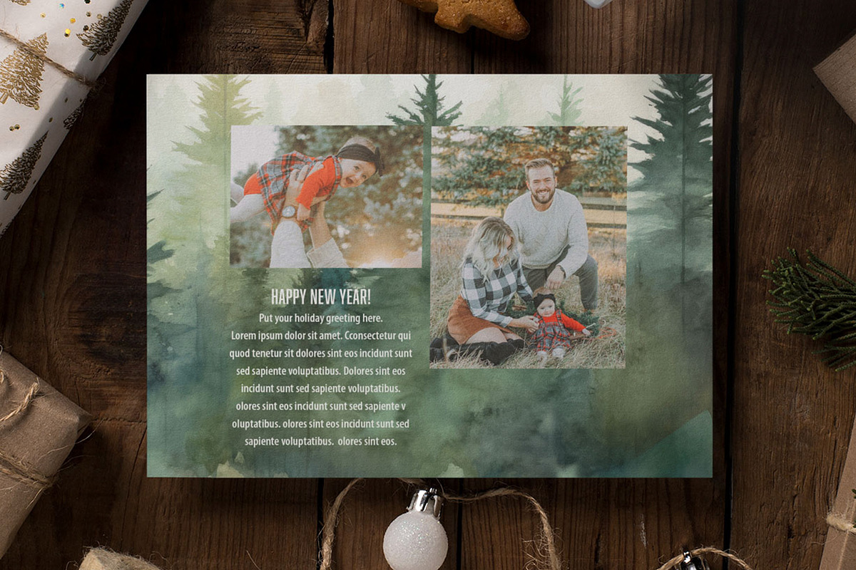 Photoshop Holiday Card, a Card Template by By Stephanie Design (Photo 2 of 3)