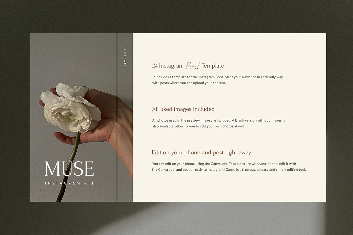 Muse Instagram Kit, a Social Media Template by Simple P. (Photo 2 of 6)