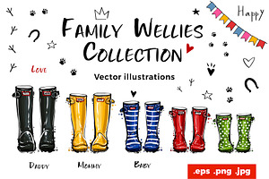 Family Wellie-Boots Collection