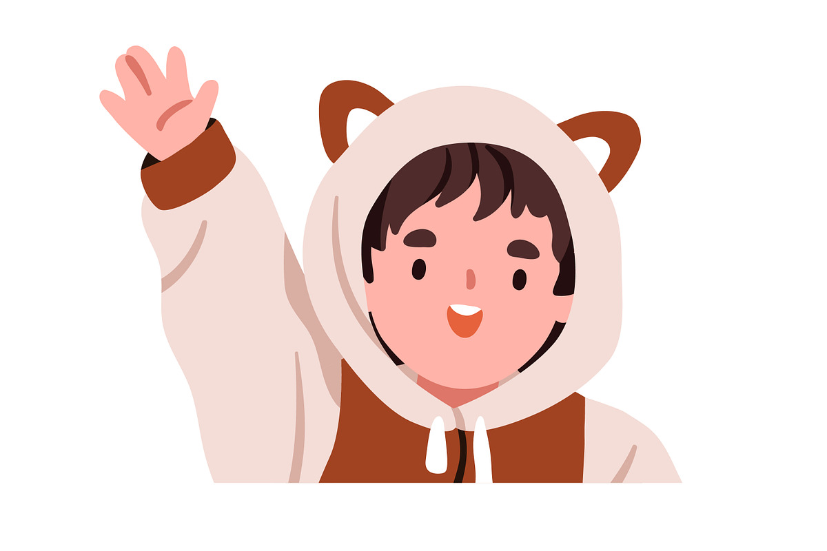 Happy kids. Cute boys and girls set, a Person Illustration by Good Studio (Photo 3 of 10)