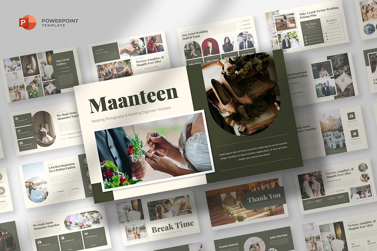 Wedding Powerpoint Template, a Presentation Template by fluffstudio (Photo 1 of 4)