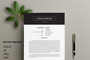Professional CV / Resume Template /M, a Resume Template by Showy68 Template (Thumbnail 3 of 3)