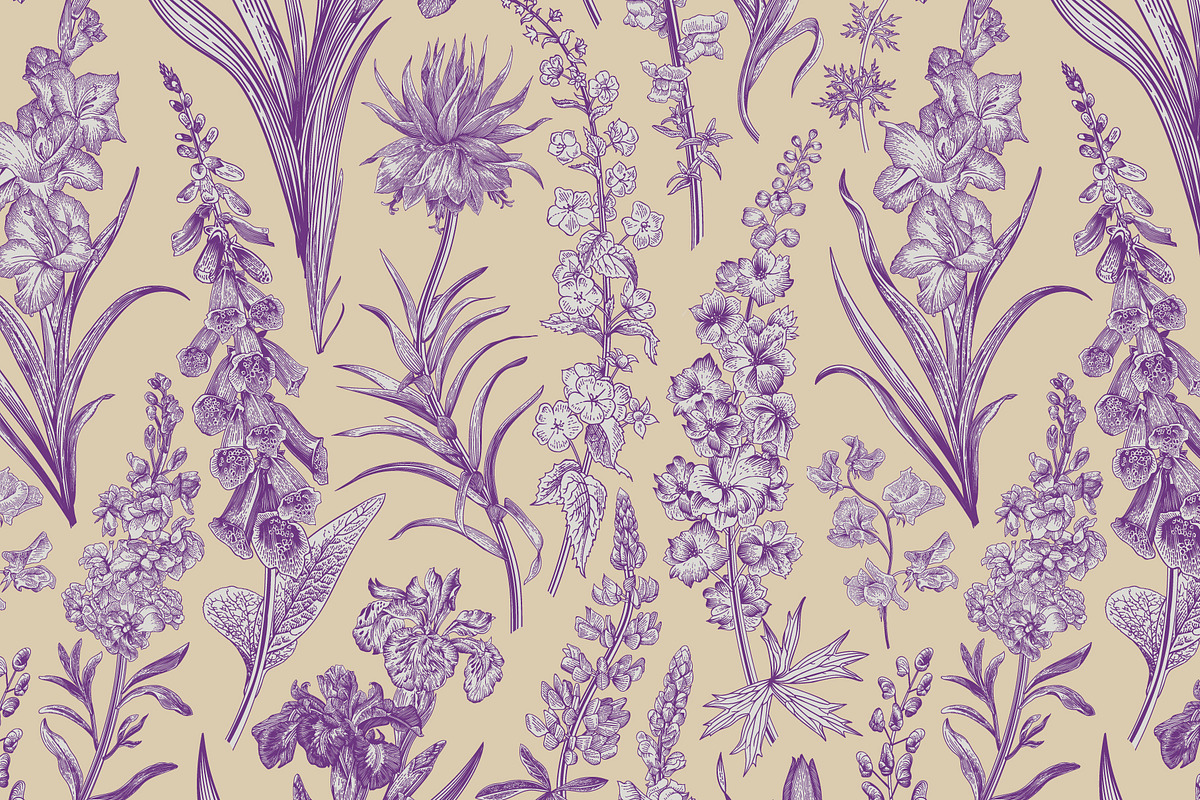 Classic. Seamless patterns, a Pattern Graphic by olga.korneeva (Photo 10 of 14)