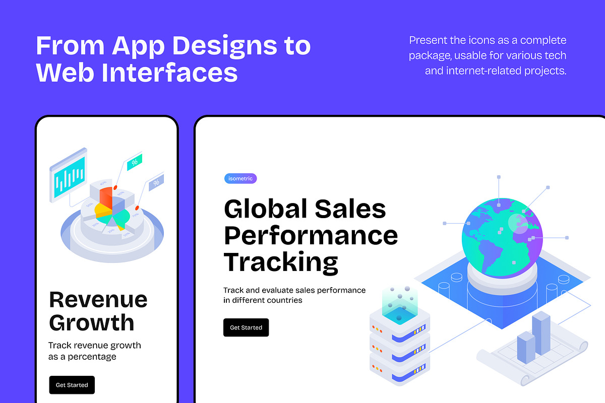 Data Analytics Isometric Icon Set, a Duotone Icon by Vectors Market (Photo 3 of 9)