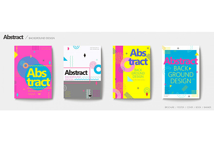 Memphis and hipster style brochure, a Magazine Template by TotallypicRF